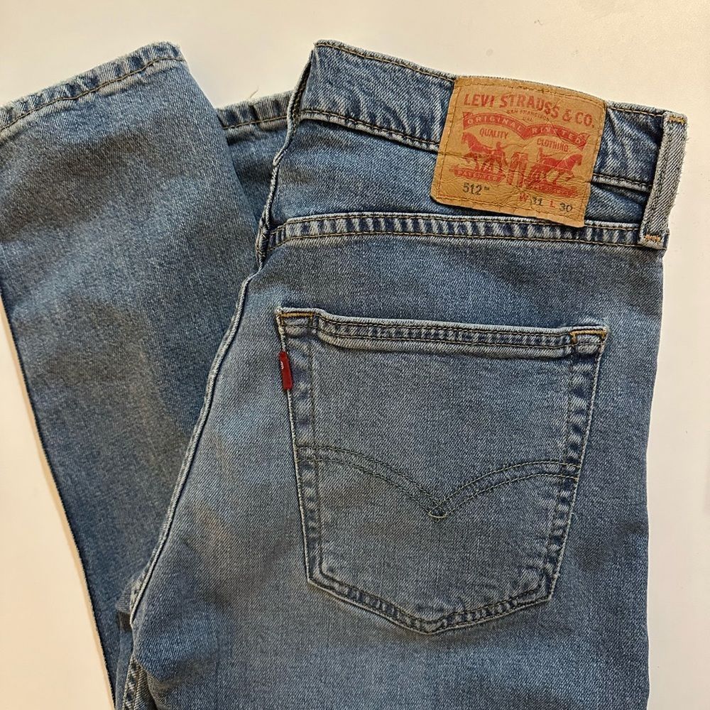 Men's - Levi's 512 Slim Taper Fit Distressed Jeans, Size 31 x 30